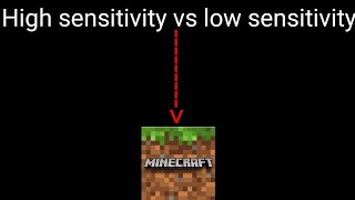 High sensitivity vs low sensitivity