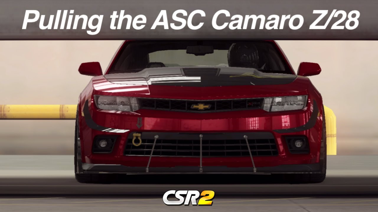 Pulling the ASC Camaro Z/28—CSR Racing 2