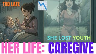 • Spent her life caring for parents, only to realize she’s late