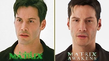 The Matrix Awakens vs Movie Graphics Comparison (Movie Vs Game) UE5