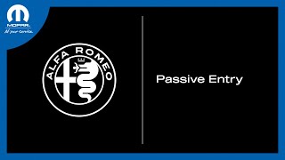 Passive Entry | How To | 2023 Alfa Romeo Giulia & Stelvio