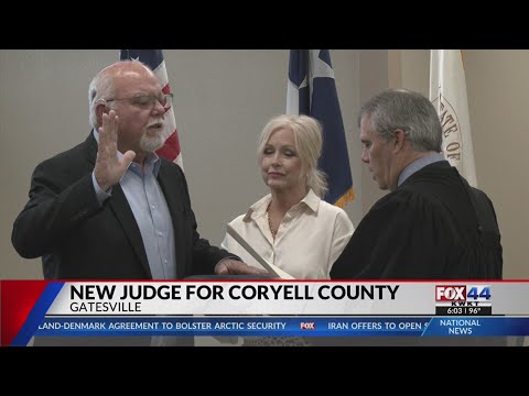 Coryell County Judge retires, New judge is sworn in