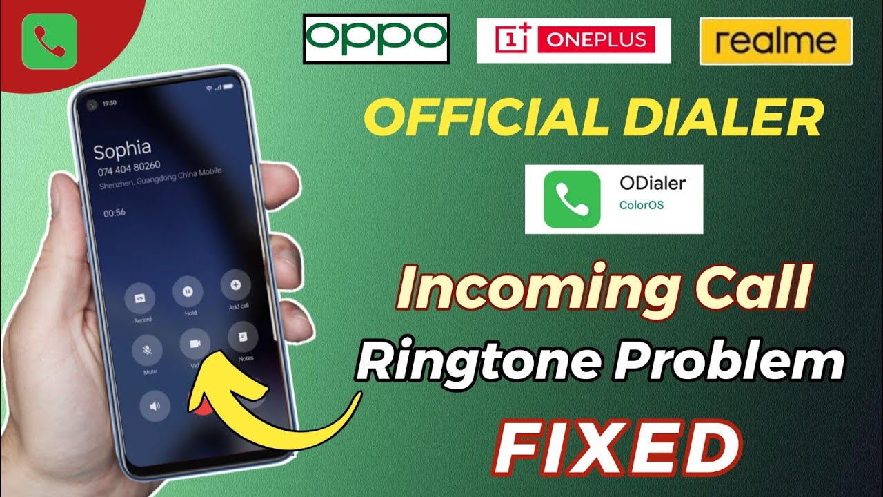 ODialer Incoming Call Ringtone Problem fix | O Dialer Ringtone Porblem Solution Trick