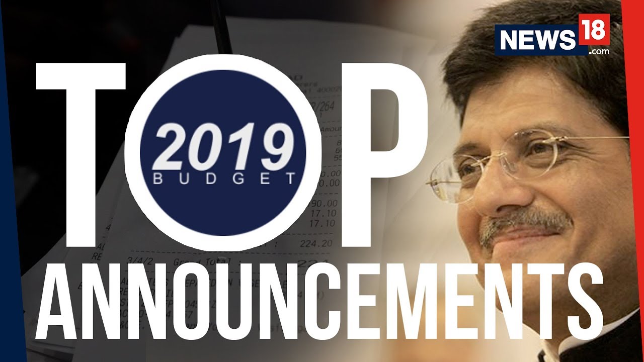 Budget 2019 | Top Takeaways From Piyush Goyal's Budget Speech