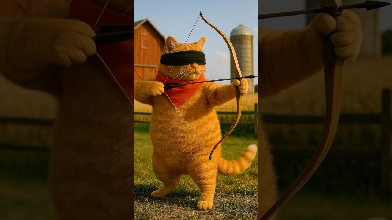 will the cat shoot the fries or the mouse #prank #cat #hamburger #shoot #meow #rat #joke #fpy #funny