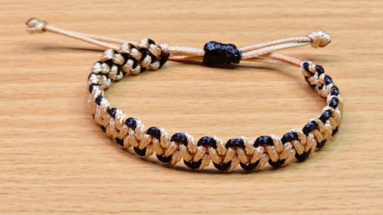 You won't believe how attractive the back of this bracelet is👌|| How to make Bracelet || Thread Art