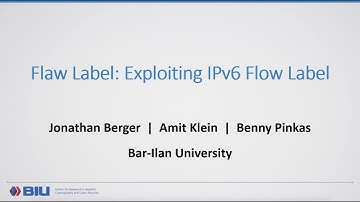 Flaw Label: Exploiting IPv6 Flow Label
