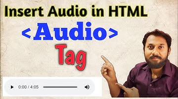 Audio Tag - html tutorial in hindi...by Raghav Sinha
