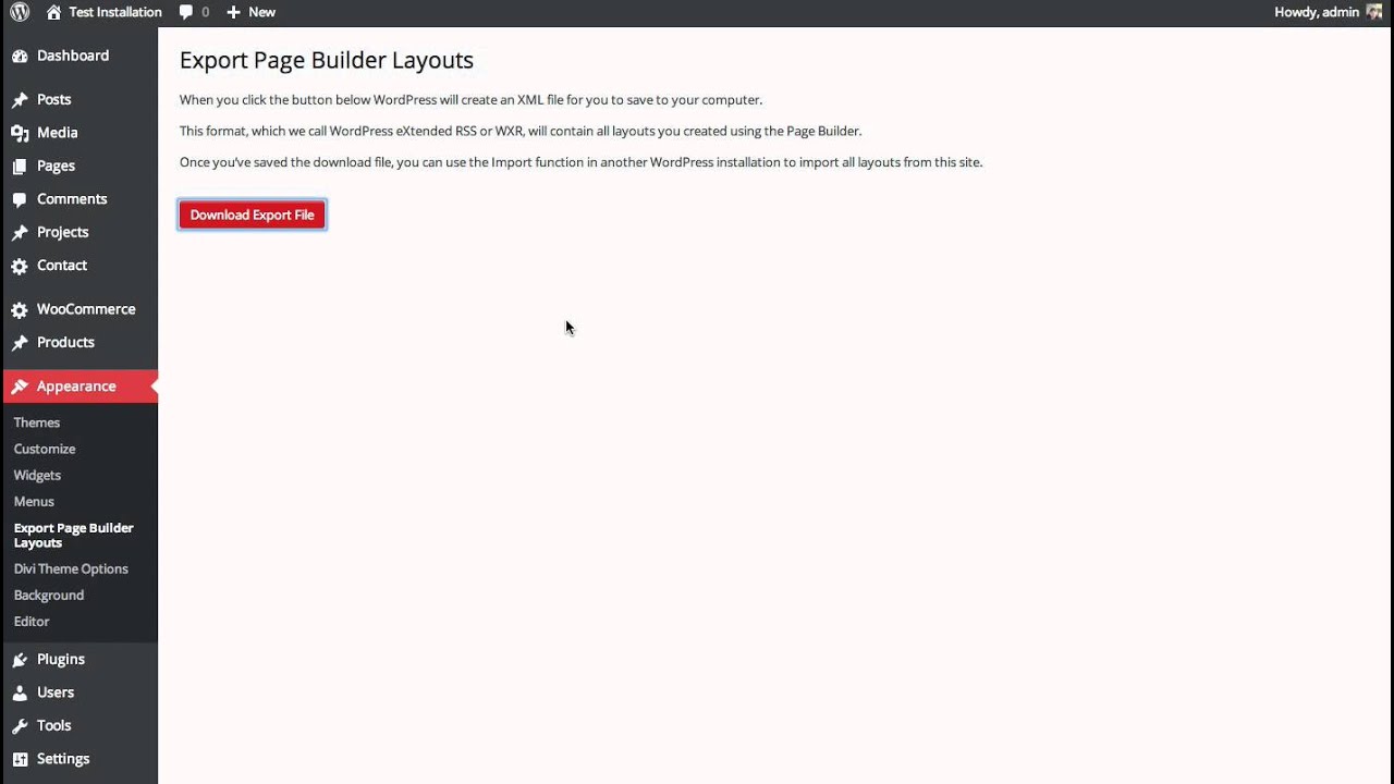 How To Import And Export Saved Layouts In Divi