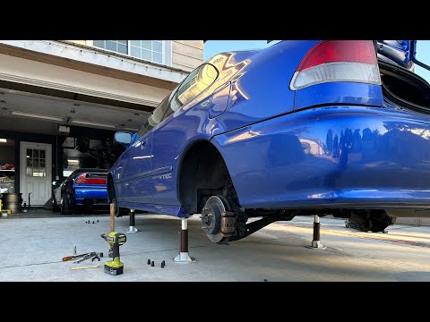 DIY: 92-00 Honda Civic Suspension Disassembly + Install