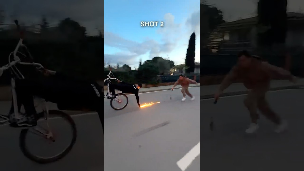 Osmo Mobile 7P Creative Filming Guide: When Flames Meet Cycling 🚴‍♂️🔥