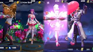 Mobile Legends Vs Heroes Arena Valentines Skins