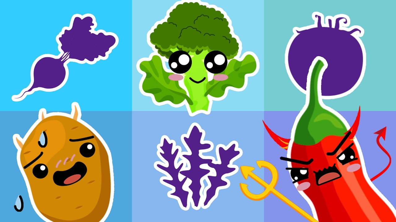 Uczymy się warzyw! 🌶️ Bajka edukacyjna dla dzieci 🥒