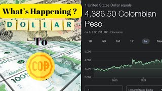 Dollars to Colombian Pesos - Why the Historic Difference?