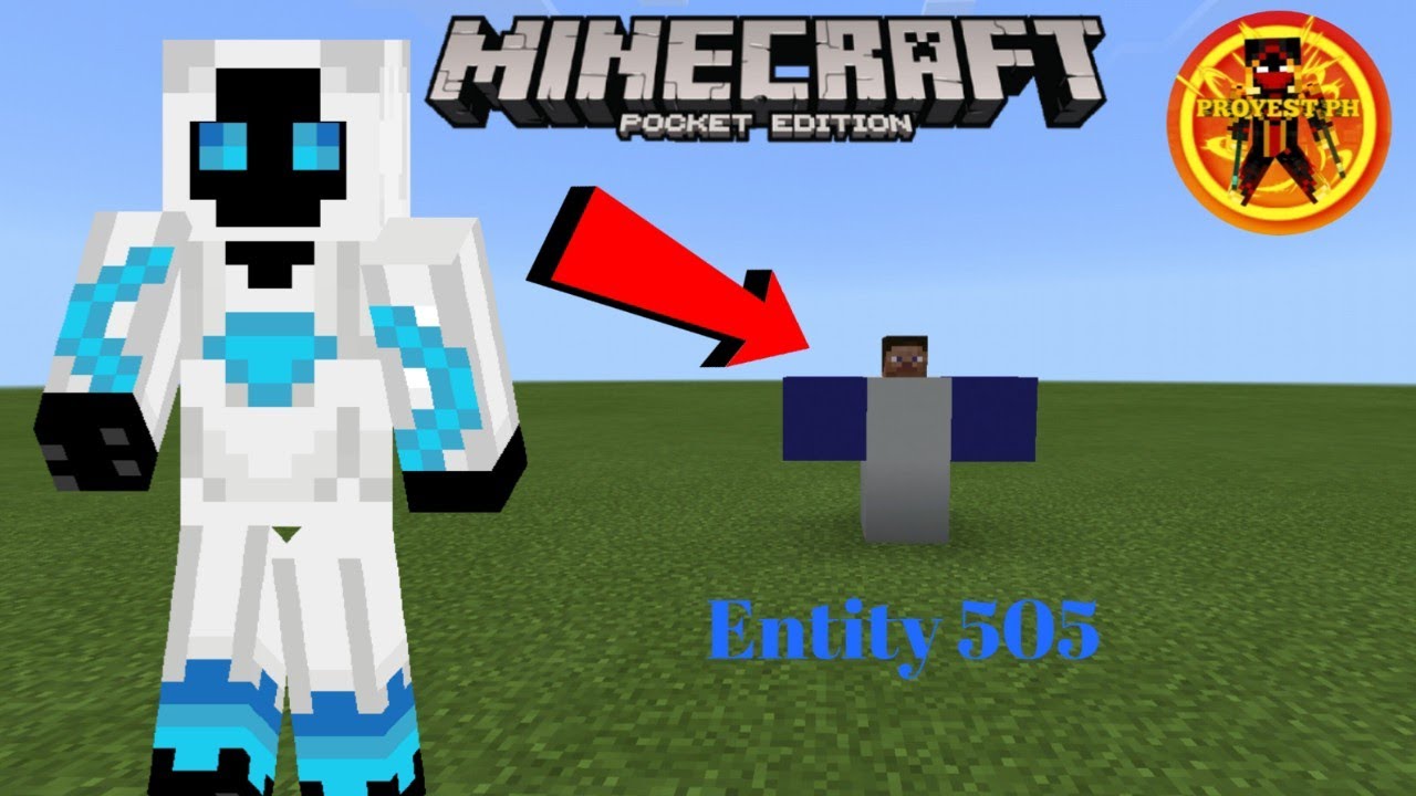 How To Summon Entity 505 In Minecraft Minecraft Pocket Edition Youtube