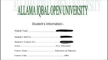 AIOU Code 6506 Solved Assignment No.2 Autumn 2022 || Level: M.ED/MA Education
