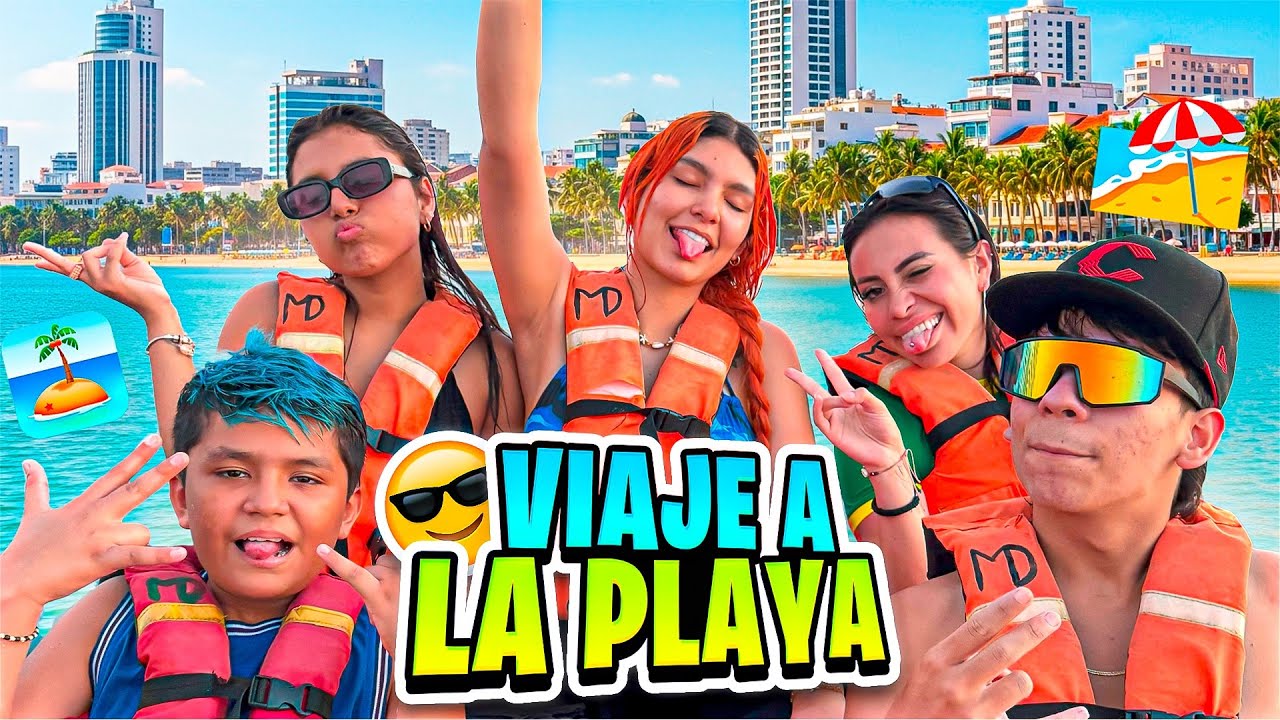 VIAJAMOS A LA PLAYA EN CARRO (Todo salio mal)🏝️😱