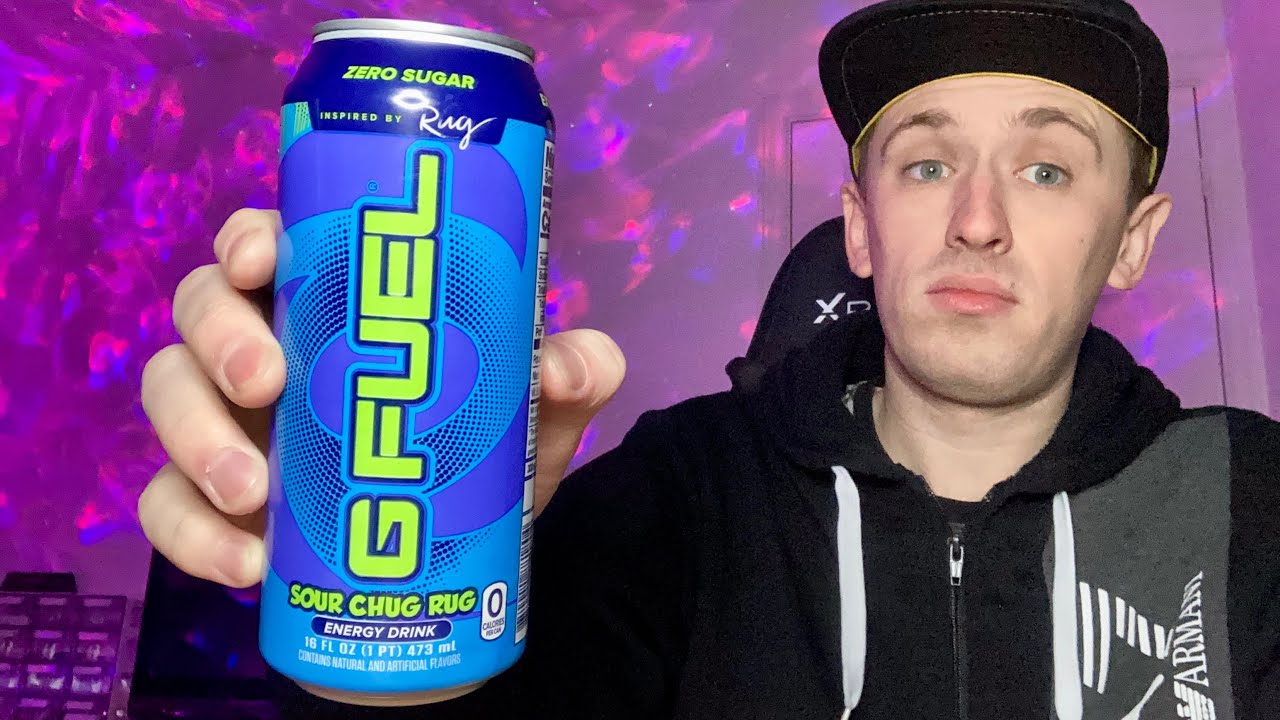 Drink Review GFuel Sour Chug Rug (Inspired By Rug) YouTube