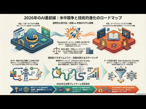 DeepSeekの衝撃と2026年のAI予測：米中逆転は起きるのか？【Sebastian Raschka & Nathan Lambert】 - もみもみ