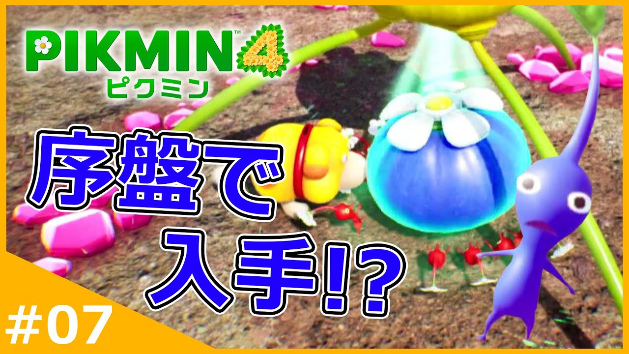 1度に出せる数40匹の序盤で『青オニヨン』の入手を試みる！【ピクミン4