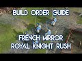 AoE4 Build Order Guide: VortiX's French Mirror Royal Knight Rush