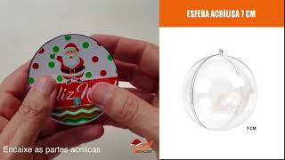ESFERA ACRÍLICA 7cm | PD BRINDES