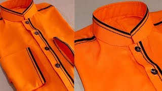 How To Make Gents Kurta Collar Design New 2018 Step By Step At Home kingsman tailor