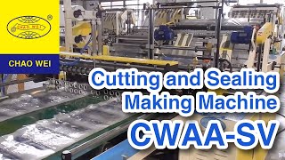 Cutting & Sealing Machine with 2 Photocells & Servo Motors | CHAO WEI: CWAA-800-SV / CWAA-1000-SV