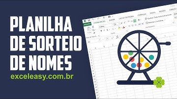 Sorteio no Excel: Planilha Automática para Sortear Nomes 🎉 Rápido e Fácil!