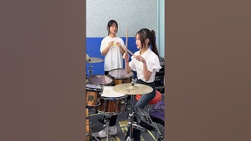 Thumbnail of 节奏感又强又经典的歌曲#星概念架子鼓 #浪子的心情 #妞妞架子鼓