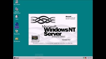 Windows NT 4.0 Enterprise Server Service Pack 3 on Oracle VM Virtualbox