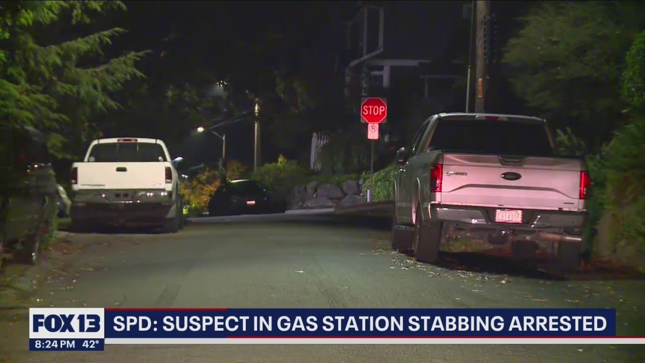 Suspect accused of stabbing gas station clerk arrested | FOX 13 Seattle ...