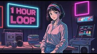 1-Hour Synthwave Lofi Mix 🌌 Retro 80s Beats for Coding, Study and Relaxation