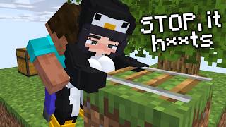 Skyblock, but GUGUGAGA PENGUIN getting railed...
