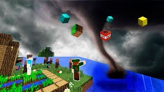 AMIGOS SALVAM A VILA DO MAIOR TORNADO NO MINECRAFT!!