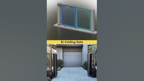 Automatic Bi folding gate