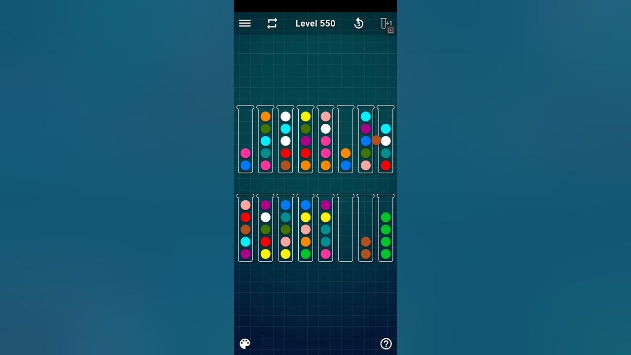 Ball sort уровень 96. Ball sort Level 575. Игра уровень 550