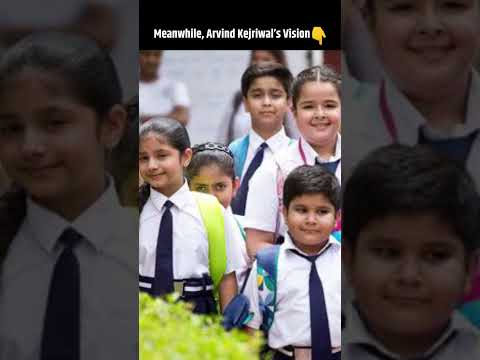 हर बच्चे को बेहतरीन शिक्षा, हर मरीज को अच्छा इलाज—यही है Kejriwal का Vision!  #kejriwal #aap #shorts