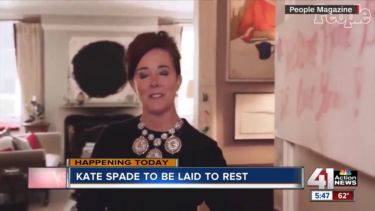 Hundreds attend funeral for fashion designer Kate Spade