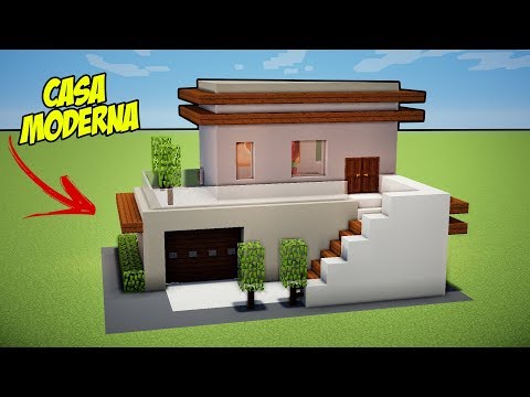 🔴Minecraft Tutorial - Pequena Casa Moderna! SUPER MANEIRA 😄«Many