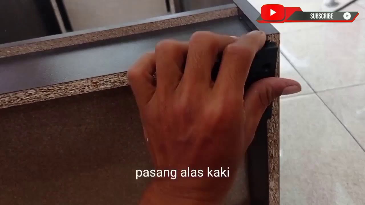 cara merakit lemari romaro Lpp 32- pa pintu tiga