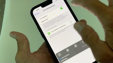 How to turn on Live Captions on iPhone 13 Pro Max