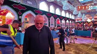 لهذه الاسباب :فرش الصحن الحسيني الشريف بالرمال