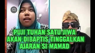 Muslimah ini Siap Dibaptis Tinggalkan Ajaran si Mamad  dan Masuk Kristen