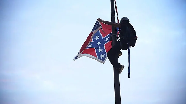 "This Flag Comes Down Today": Bree Newsome Scales SC Capitol Flagpole, Removing Confederate Flag