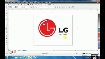 L.G Logo Design Corel draw x6