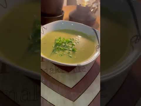 صحن شوربة البروكلي