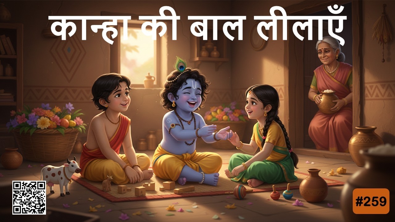 कृष्ण की बाल लीलाएँ | भारतीय धार्मिक कहानियाँ | Indian Religious Stories