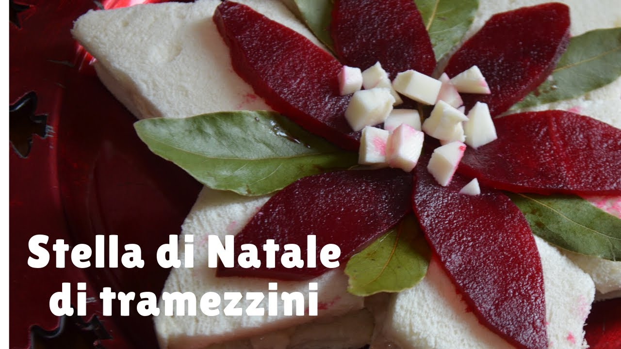 Stella Di Natale Ricetta.Stella Di Natale Di Tramezzini Youtube