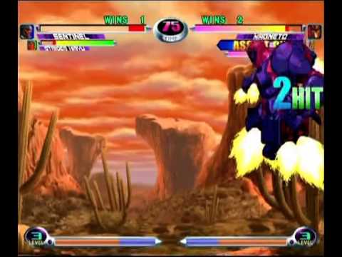 Evo2005 MvC2 Clockw0rk vs Justin Wong G1